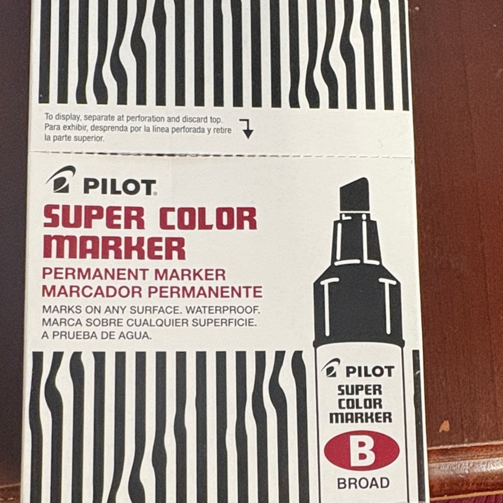 Super Color Marker - Bold Black-BOGO ITEM
